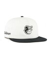 【送料無料】 47ブランド レディース 帽子 アクセサリー Women's White/Black Baltimore Orioles Foundation Captain Snapback Hat White Black