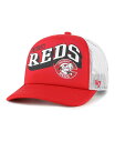 【送料無料】 47ブランド レディース 帽子 アクセサリー Women's Red Cincinnati Reds Meander Foam Trucker Snapback Hat Red