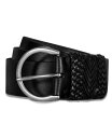 【送料無料】 フライ レディース ベルト アクセサリー Women's Woven Keeper Belt Black