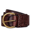 【送料無料】 フライ レディース ベルト アクセサリー Women's Woven Keeper Belt Brown