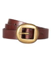 【送料無料】 フライ レディース ベルト アクセサリー Women's Center Bar Leather Belt Brown
