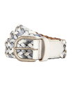 【送料無料】 フライ レディース ベルト アクセサリー Women's Tonal Woven Leather Belt Washed Denim