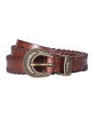 【送料無料】 フライ レディース ベルト アクセサリー Women's Leather Laced Buckle Belt Tan