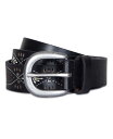 【送料無料】 フライ レディース ベルト アクセサリー Women's Embroidery Perf Rivets Belt Black
