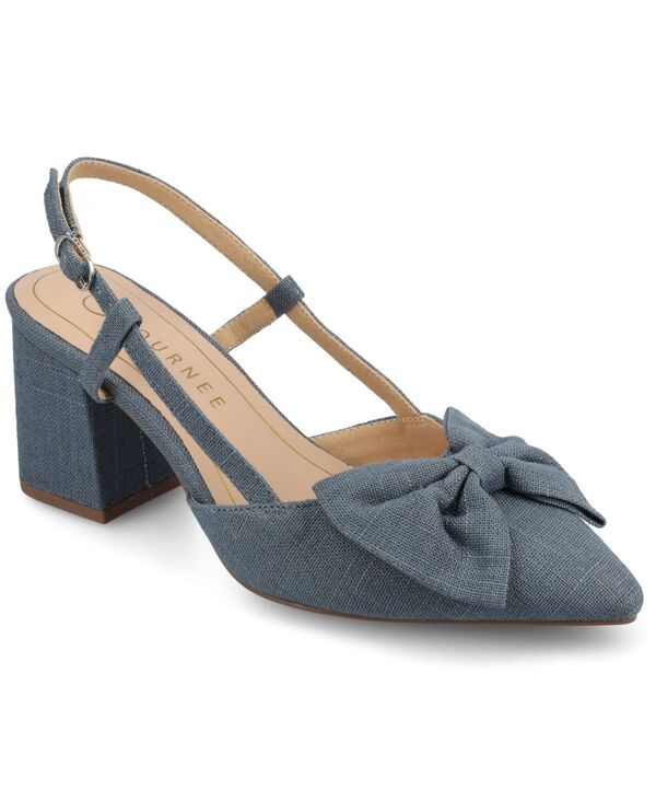 【送料無料】 ジュルネ コレクション レディース パンプス シューズ Women's Tailynn Block Heel Pumps Orange