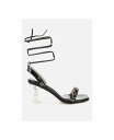 【送料無料】 ロンドンラグ レディース サンダル シューズ Ebina Charm Detail Spool Heels Black