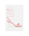 【送料無料】 ロンドンラグ レディース サンダル シューズ Ebina Charm Detail Spool Heels Pink
