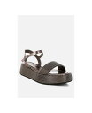 【送料無料】 ロンドンラグ レディース パンプス シューズ Nensis Rhinestone Embellished Flatform Sandals Pew...