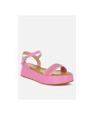 【送料無料】 ロンドンラグ レディース パンプス シューズ Anglong Raffia Flatform Sandals Pink