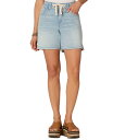 【送料無料】 デモクラシー レディース ハーフパンツ・ショーツ ボトムス Petite "Ab" Leisure Skyrise Drawstring Shorts Light Blue