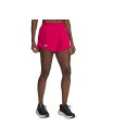【送料無料】 アンダーアーマー レディース ハーフパンツ・ショーツ ボトムス Women's Fly By Mesh-Panel Running Shorts Shaded Fuchsia(4)