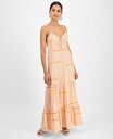 【送料無料】 アイ.エヌ.シー インターナショナル コンセプト レディース ワンピース トップス Women's Cotton Tiered Maxi Dres...