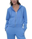 【送料無料】 ダナ キャラン ニューヨーク レディース パーカー・スウェット アウター Women's Cotton-Blend Stud-Logo Full ...