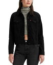 【送料無料】 リーバイス レディース ジャケット・ブルゾン アウター Women's Original Cotton Denim Trucker Jacket XS-4X Black And Black