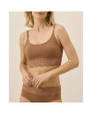 パクト レディース アンダーウェア ブラジャー コットン レース Pact Women's Organic Cotton Lace Smooth Cup Bralette Brown sugar ブラウン