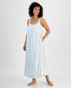 【送料無料】 チャータークラブ レディース ナイトウェア アンダーウェア Women's Cotton Eyelet Tank Nightgown Leafy ...