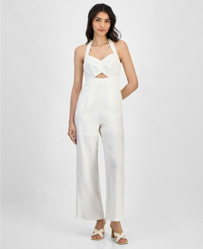 【送料無料】 バースリー レディース ジャンプスーツ トップス Women's Halter-Neck Sleeveless Jumpsuit Crema 【送料無料】 バースリー レディース ジャンプスーツ トップス Women's Halter-Neck Sleeveless Jumpsuit Crema