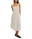 【送料無料】 フリーピープル レディース ワンピース トップス Women's Primavera Cotton Eyelet Midi Dress White