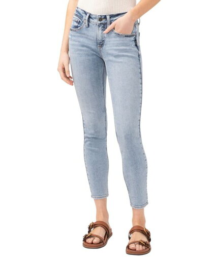 【送料無料】 シルバー ジーンズ レディース デニムパンツ ボトムス Women's Suki Mid Rise Curvy Fit Skinny Jeans Boogie 【送料無料】 シルバー ジーンズ レディース デニムパンツ ボトムス Women's Suki Mid Rise Curvy Fit Skinny Jeans Boogie