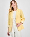 【送料無料】 タハリエーエスエル レディース ジャケット・ブルゾン アウター Women's Peak-Lapel Roll-Tab Button-Front Jacket Butter