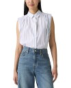 【送料無料】 リーバイス レディース シャツ トップス Women's Gracen Cotton Button-Front Blouse Neil Stripe Dutch Blue
