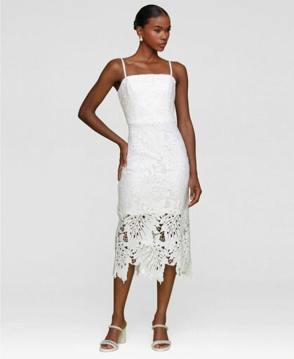 【送料無料】 アヴェックレフィーユ レディース ワンピース トップス Women's Embroidered Sleeveless Midi Dress White 【送料無料】 アヴェックレフィーユ レディース ワンピース トップス Women's Embroidered Sleeveless Midi Dress White