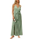 【送料無料】 カップシー レディース ジャンプスーツ トップス Women's Wild Roots Green Jumpsuit Dark green