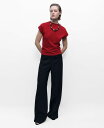 【送料無料】 マンゴ レディース ニット・セーター アウター Women's Sleeveless Fine Knit Sweater Red