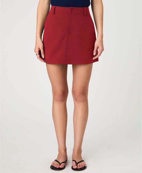 【送料無料】 フレンチコネクション レディース スカート ボトムス Women's Azra Twill Mini Skort Brick Red