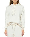 【送料無料】 スリードッツ レディース パーカー・スウェット アウター Women's Striped Trim Pullover Hoodie Sugar S...