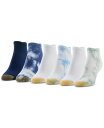 【送料無料】 ゴールドトゥ レディース 靴下 アンダーウェア Women's 6-Pk. Tie-Dyed PerfectFit Liner Socks Asst 8