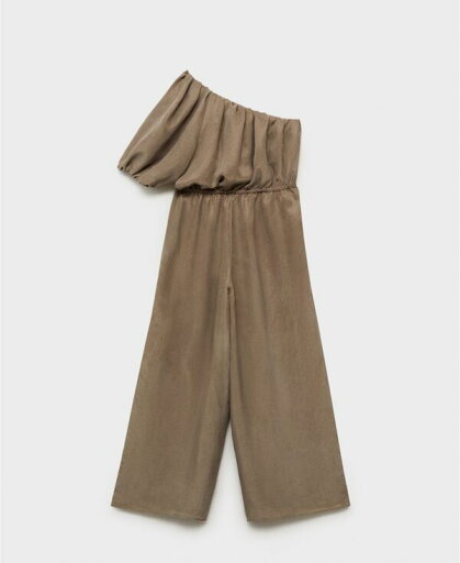【送料無料】 マンゴ レディース ジャンプスーツ トップス Women's Asymmetrical Gathered Collar Long Jumpsuit Light Pastel Gray 【送料無料】 マンゴ レディース ジャンプスーツ トップス Women's Asymmetrical Gathered Collar Long Jumpsuit Light Pastel Gray