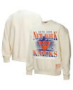 【送料無料】 ミッチェル&ネス レディース パーカー・スウェット アウター Women's Cream New York Knicks Oversprayed ...