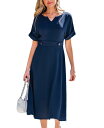 【送料無料】 カップシー レディース ワンピース トップス Women's Chic Ambition Blue Midi Beach Dress Dark b...