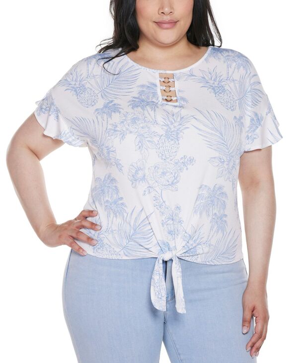 【送料無料】 ベルディーニ レディース シャツ トップス Plus Size Pineapple P
