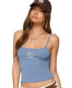 【送料無料】 アディクテッド レディース シャツ トップス Women's Rhinestone Magic 8 Tank Top Blue