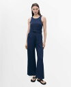 【送料無料】 マンゴ レディース ジャンプスーツ トップス Women's Long Soft Denim Jumpsuit Night Blue