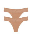 【送料無料】 ナトリ レディース パンツ アンダーウェア Women's Bliss Perfection Lace Trim One Thong 2-Pack...