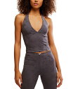 【送料無料】 フリーピープル レディース ナイトウェア アンダーウェア Women's Full Bloom Eyelet Halter Top Black
