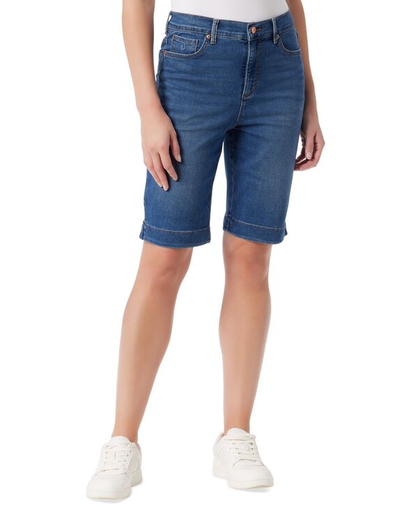 【送料無料】 グロリアバンデービルト レディース ハーフパンツ・ショーツ ボトムス Petite Amanda Side-Slit Bermuda Shorts Essen W Whiskers