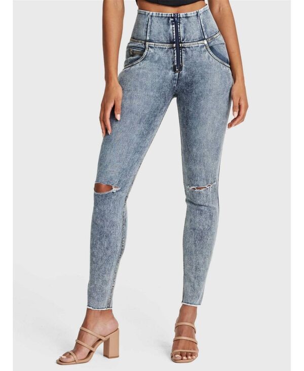 フレッディ レディース ボトムス デニムパンツ ジーンズ Freddy Women's WR.UP SNUG Ripped Jeans Blue ブルー