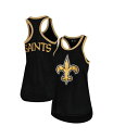 【送料無料】 ジースリー フォーハー バイ カール バンクス レディース タンクトップ トップス Women's Black New Orleans Saint...