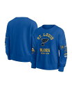 【送料無料】 ファナティクス レディース パーカー・スウェット アウター Women's Blue St. Louis Blues Go Team Pullov...