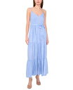 【送料無料】 ミスク レディース ワンピース トップス Women's Belted Tiered Sleeveless Maxi Dress Ultramar...