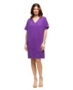 【送料無料】 24セブンコンフォート レディース ワンピース トップス Women's V Neck Loose Fit Short Sleeve Pocket...