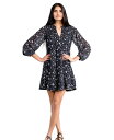 【送料無料】 エイブル レディース ワンピース トップス Women's Naomi Flowy Mini Dress Black/white floral