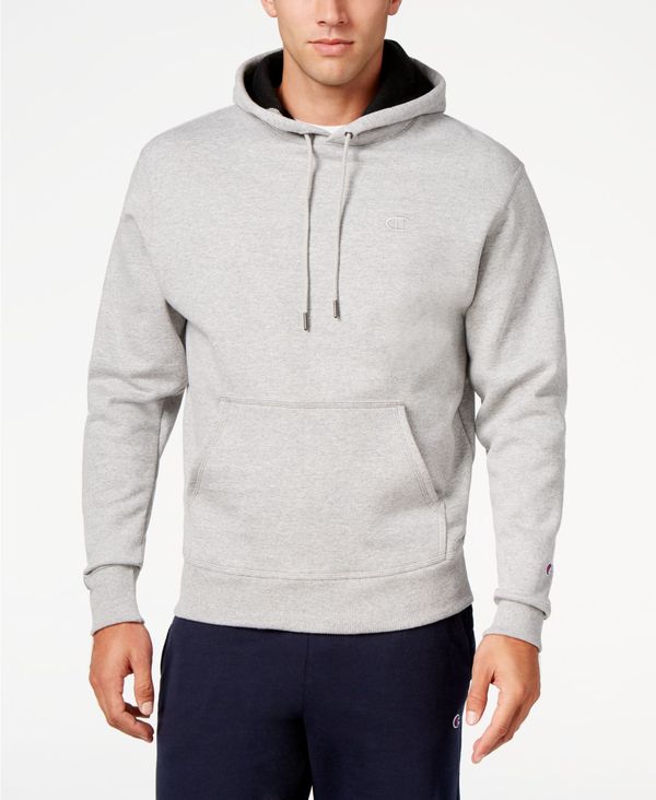 チャンピオン メンズ パーカー・スウェット アウター Men's Powerblend Fleece Hoodie Oxford Gray