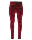 【送料無料】 メモイ レディース レギンス ボトムス Women's Velvet High-Waist Shaping Leggings Crushed be...
