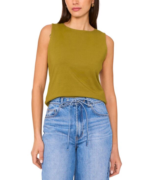 【送料無料】 ワンステイト レディース シャツ トップス Women's Tie-Back Sleeveless Top Avocado Green