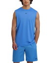 【送料無料】 リーボック メンズ タンクトップ トップス Men's Sleeveless Logo Tech Tank Top Recov Blue